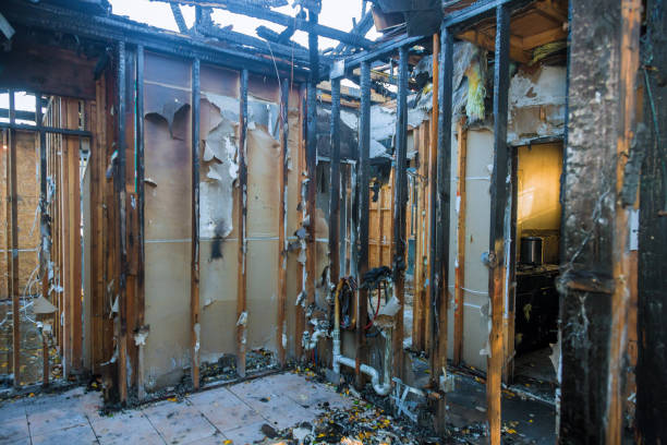 Professional Fire Damage Repair technician working in Denver, CO